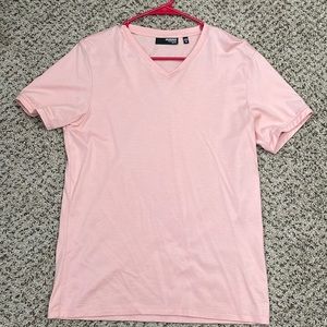 Murano V-neck shirt light pink medium